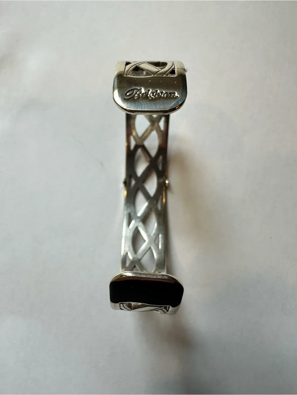 Brighton Silver Openwork Cuff Bracelet - Women's Jewelry